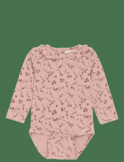 Barn Minymo Bodysuits|Body LS AOP - Långärmad bodysuit