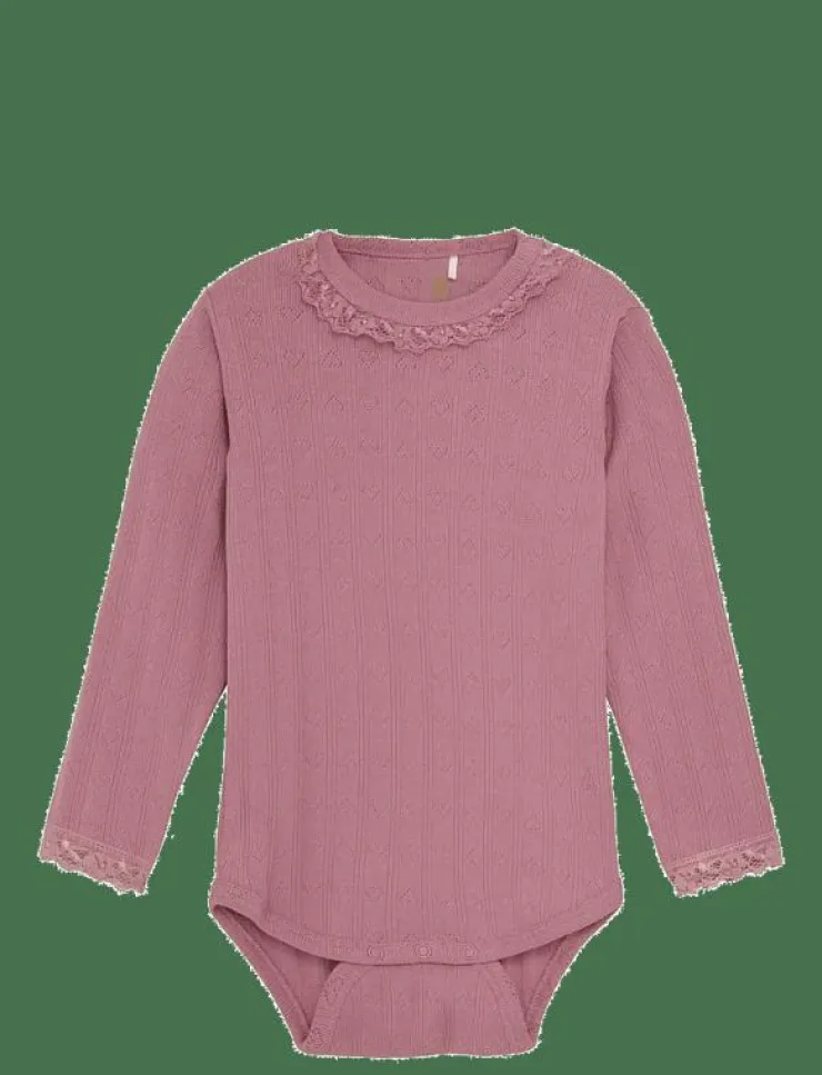 En Fant Body LS Pointelle - Långärmad bodysuit|Barn Bodysuits