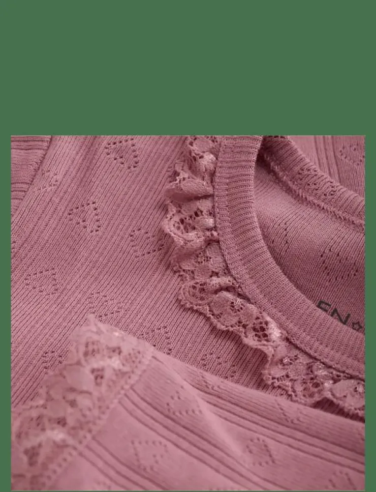 En Fant Body LS Pointelle - Långärmad bodysuit|Barn Bodysuits