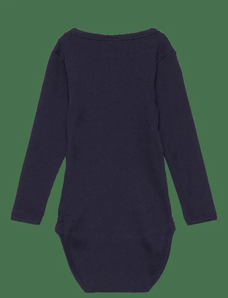 Barn Minymo Bodies|Body LS Rib - Långärmad body