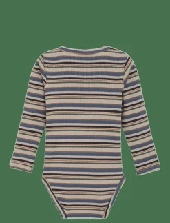 Barn Minymo Bodies|Body LS Y/D Rib - Långärmad body