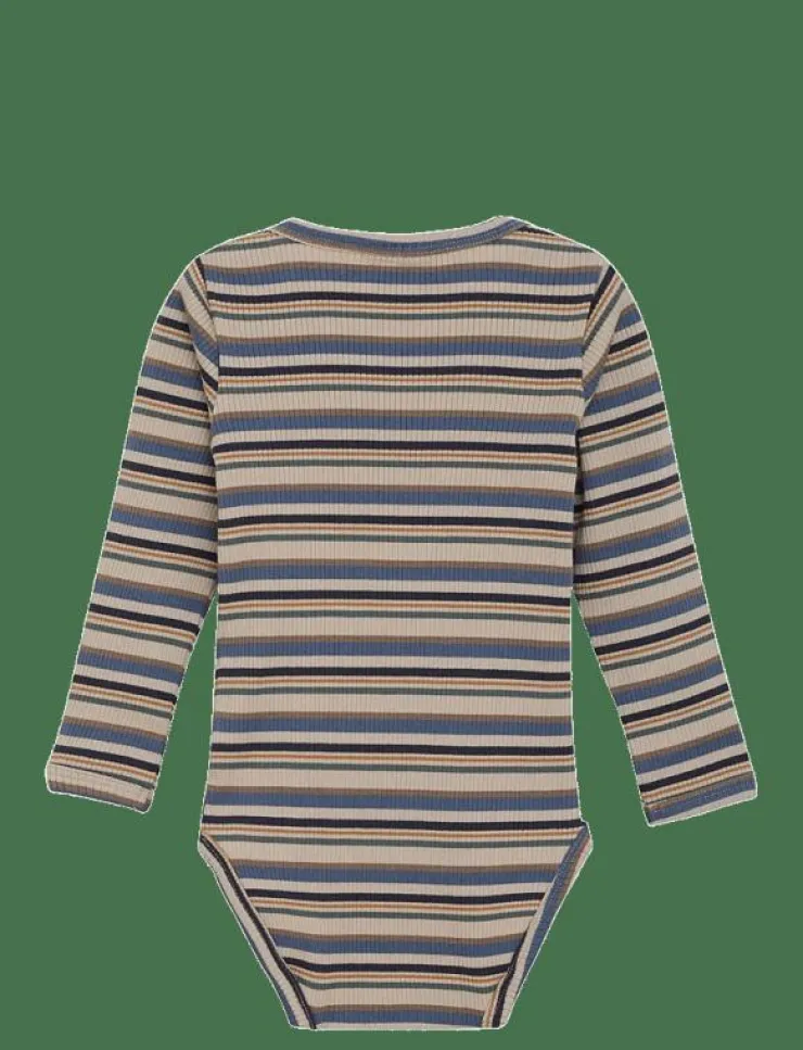 Barn Minymo Bodies|Body LS Y/D Rib - Långärmad body