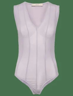 Kvinnor REMAIN Birger Christensen T-Shirts & Toppar|Bodysuit With Cutlines - Bodies