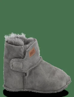 Barn Pom Pom Lära-Gå-Skor|Booty™ Sheapskin - Lära-gå-skor