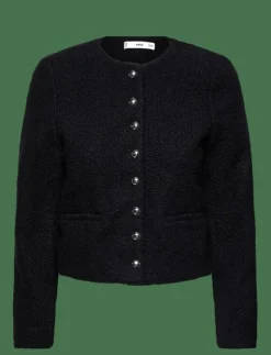 Kvinnor Mango Kavajer|Bouclé jacket with jewel buttons - Bouclés