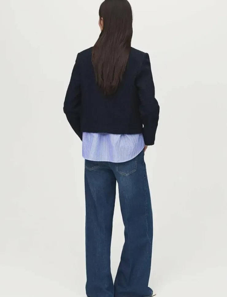 Kvinnor Mango Kavajer|Bouclé jacket with jewel buttons - Bouclés