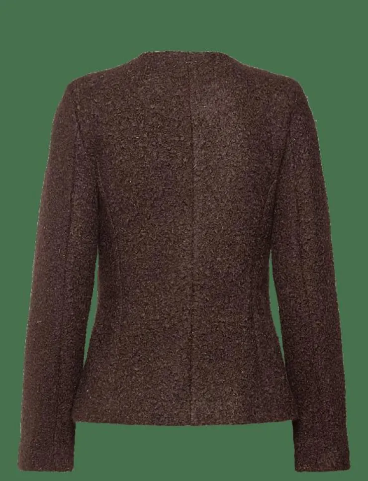 Mango Bouclé jacket with jewel buttons - Enkelknäppta kavajer|Kvinnor Kavajer