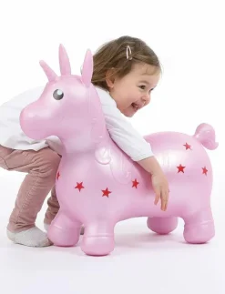 Barn Ludi Uteleksaker|Bouncy Animal - Unicorn - Hoppdjur