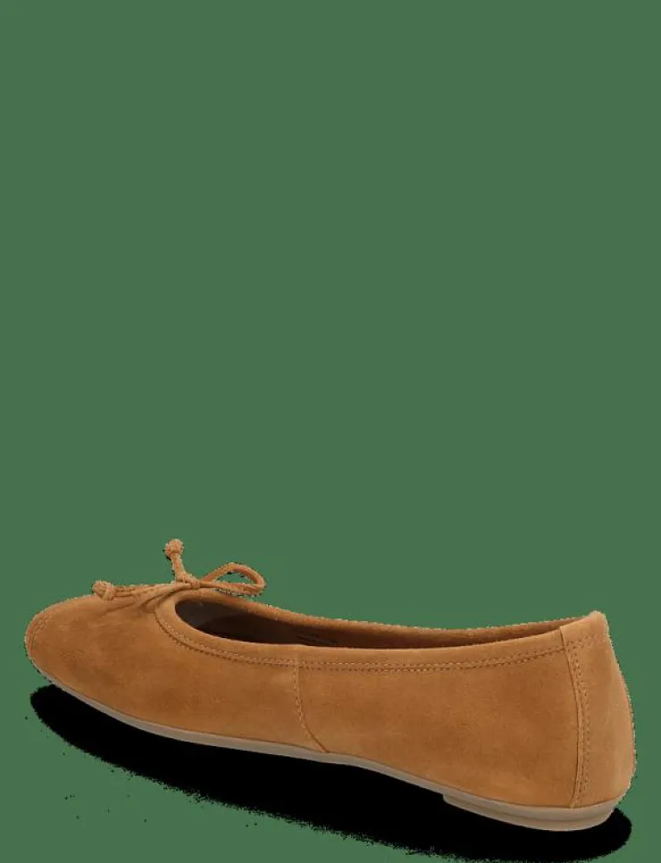 Kvinnor Mango Ballerinaskor|Bow suede ballerina - Ballerinas