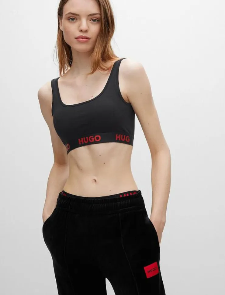 HUGO BRALETTE SPORTY LOGO - Bh-linnen|Kvinnor Bh:Ar