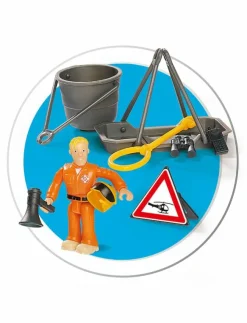 Barn Simba Toys Leksaksfordon & Bilar|Leksaksset & Leksaksfigurer|Brandman Sam Helikopter Wallaby med Figur - Flygplan