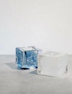 Kosta Boda Ljusstakar & Ljushållare|BRICK LJUSLYKTA VIT D 85MM - Dekoration