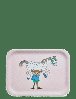 Barn Muurla Matdags|Matdags|Bricka 27x20cm Pippi&Lilla Gubben - Brickor