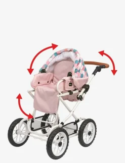 BRIO Kombidockvagn med droppmönster - Dockvagn|Barn Dockor & Tillbehör