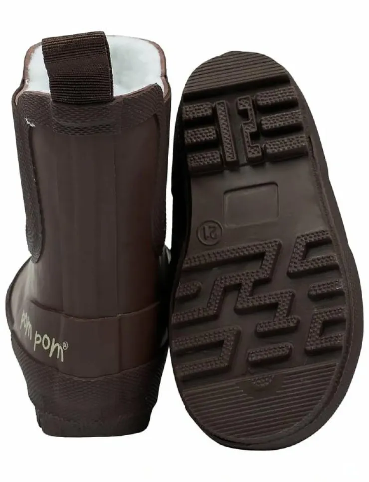 Pom Pom Brook GumBoots Thermo Ankle - Fodrade Gummistövlar|Barn Gummistövlar