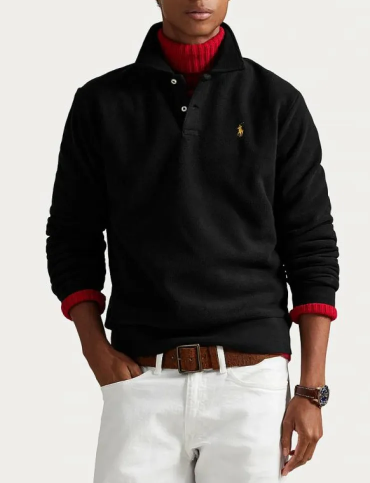 Polo Ralph Lauren Pikéer|Brushed Fleece Polo-Collar Pullover - Långärmade pikéer