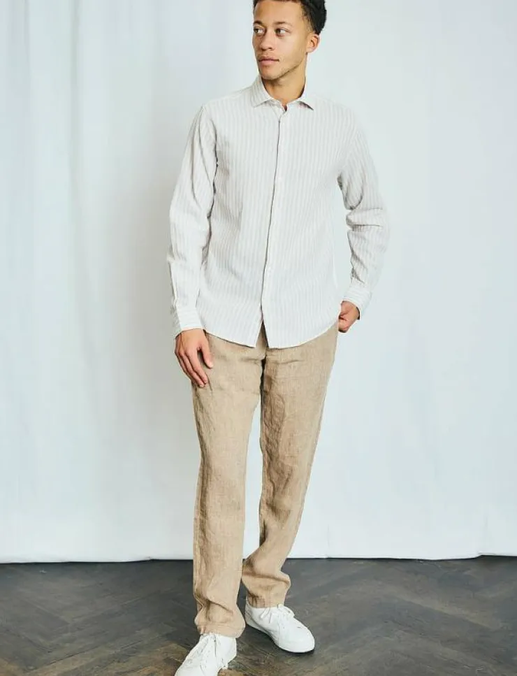 Bruun & Stengade BS O'Sullivan Casual Modern Fit Shirt - Linneskjortor| Skjortor
