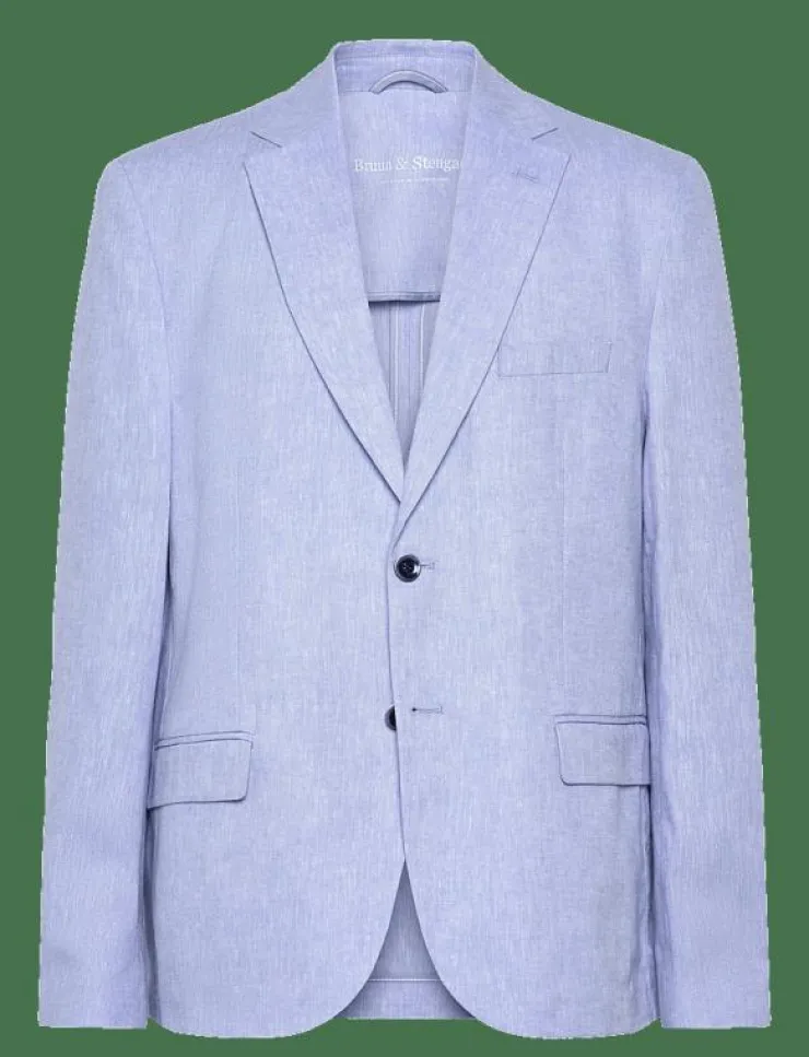 Bruun & Stengade BS Pollino Classic Fit Blazer - Enkelknäppta kavajer| Kostymer & Kavajer