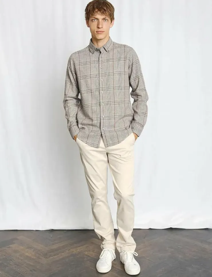 Bruun & Stengade Skjortor|BS Tazul Casual Modern Fit Shirt - Rutiga skjortor