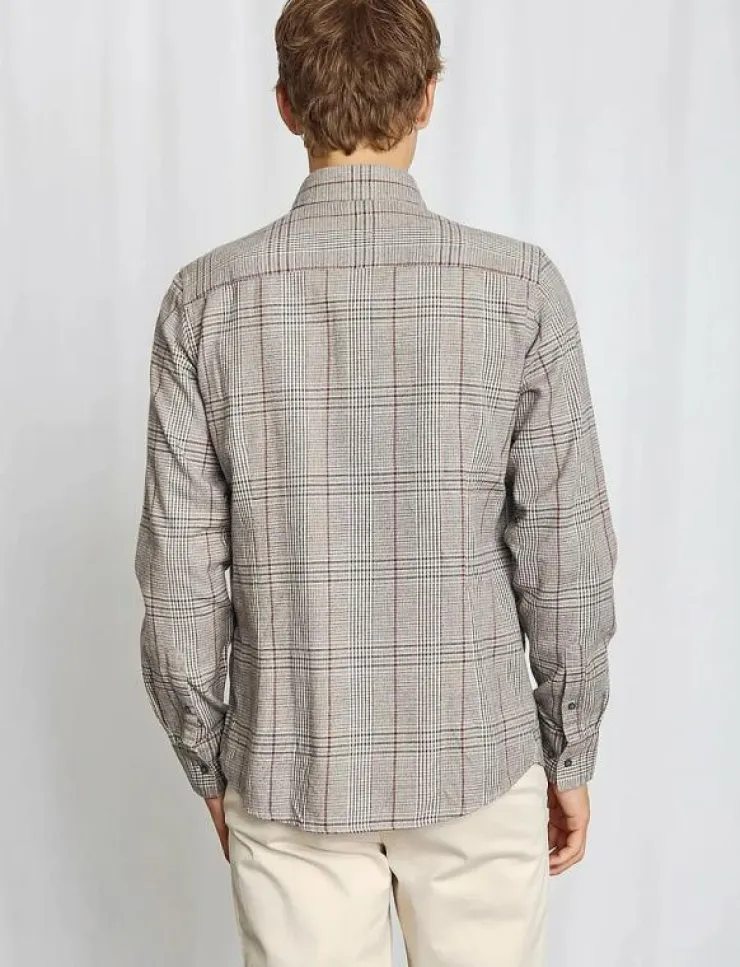 Bruun & Stengade Skjortor|BS Tazul Casual Modern Fit Shirt - Rutiga skjortor