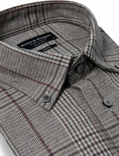Bruun & Stengade Skjortor|BS Tazul Casual Modern Fit Shirt - Rutiga skjortor