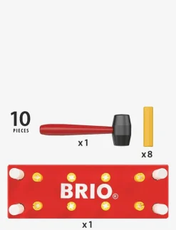 Barn BRIO Babyleksaker|Babyleksaker|Bultbräda Röd - Bultbrädor
