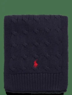 Barn Ralph Lauren Kids Vinteraccessoarer|Halsdukar & Sjalar|Cable-Knit Cotton Scarf - Halsdukar