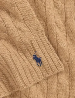 Polo Ralph Lauren Cable-Knit Wool-Cashmere Scarf - Halsdukar|Kvinnor Sjalar & Halsdukar