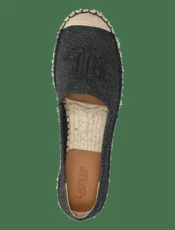 Kvinnor Lauren Ralph Lauren Espadrillos|Cameryn Cross-Dyed Canvas Espadrille - Platta espadriller