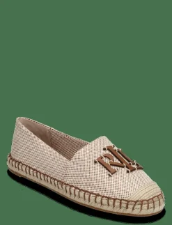 Kvinnor Lauren Ralph Lauren Espadrillos|Cameryn III Canvas & Leather Espadrille - Platta espadriller