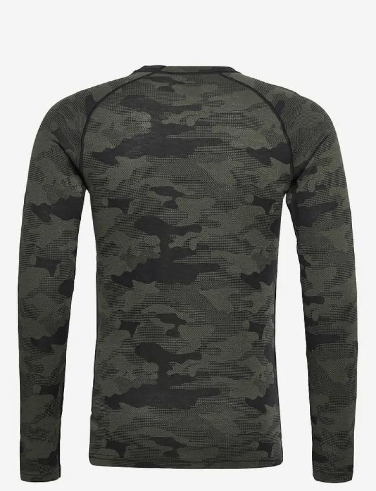 Bula Camo Merino Wool Crew - Underställströja| Underställ|Underställ