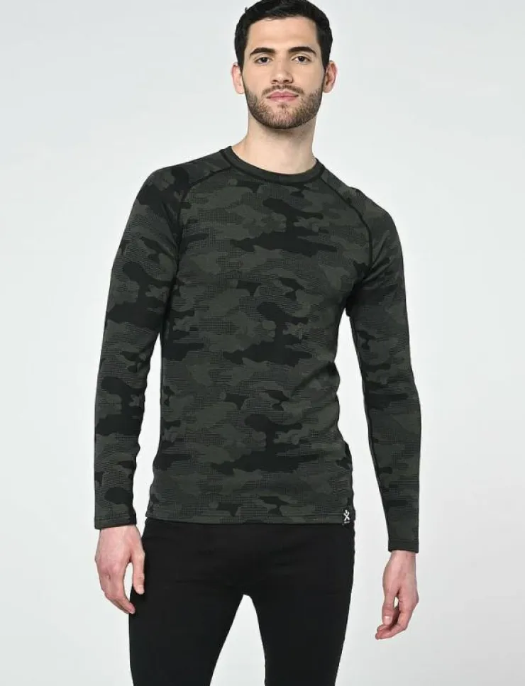 Bula Camo Merino Wool Crew - Underställströja| Underställ|Underställ