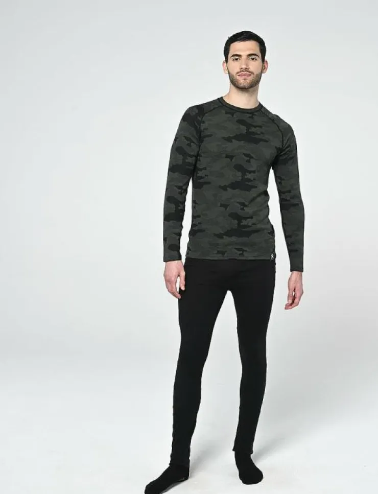 Bula Camo Merino Wool Crew - Underställströja| Underställ|Underställ
