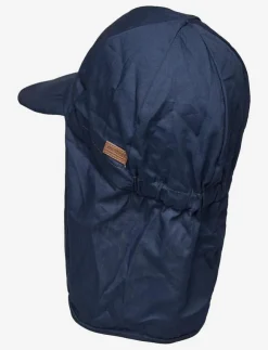 Melton Cap w/neck - Solid colour - Mössa|Barn Solhattar