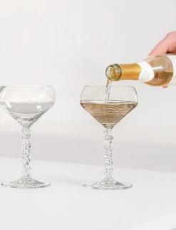 Orrefors Glas|CARAT COUPE 25CL 2-Pack - Vitvinsglas