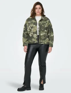 ONLY Carmakoma CARCAVA AOP JACKET OTW - Utilityjackor|Kvinnor Overshirts