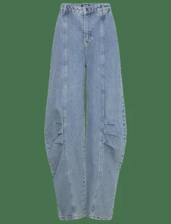Kvinnor ROTATE Birger Christensen Byxor|CARGO DENIM PANTS - Cargobyxor