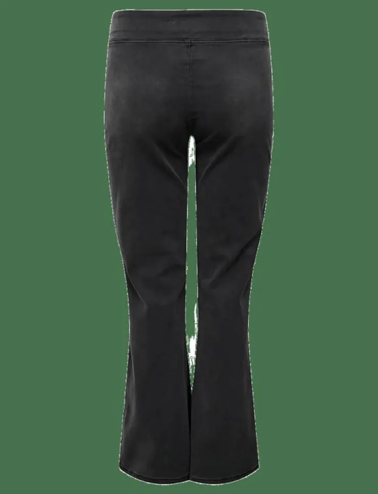 Kvinnor ONLY Carmakoma Leggings & Tights|CARROYAL MID WAIST FLARED LEGGING NOOS - Utsvängda byxor