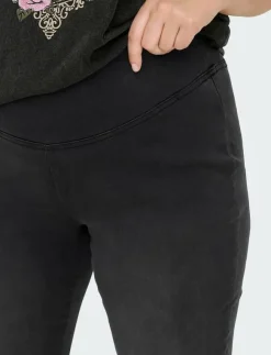 Kvinnor ONLY Carmakoma Leggings & Tights|CARROYAL MID WAIST FLARED LEGGING NOOS - Utsvängda byxor