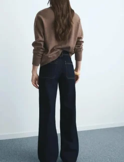 Mango Catherin culotte high-rise jeans - Vida byxor|Kvinnor Kläder