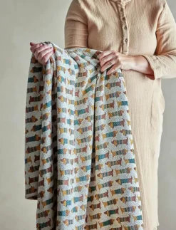 Barn Bloomingville Sova|Sova|Charlie Throw, , Recycled Cotton - Filtar & täcken