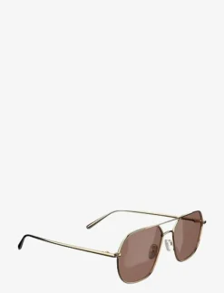 Kvinnor Corlin Eyewear Solglasögon|Solglasögon|Chase Gold Brown - Pilot