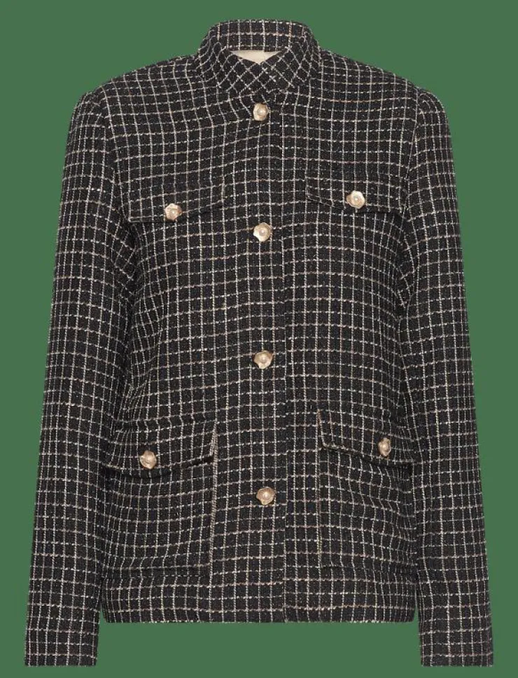 Stella Nova Checked bouclé jacket - Bouclés|Kvinnor Kavajer
