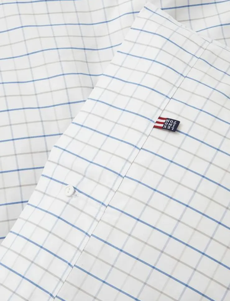 Lexington Home Sängtextilier|Checked Cotton Poplin Duvet Cover - Påslakan