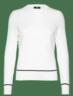 Callaway Chev Sweater with Tipping - Sweatshirts|Kvinnor Sweatshirts