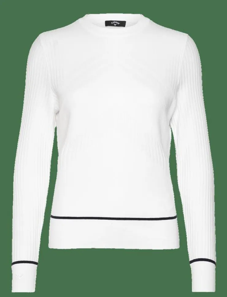 Callaway Chev Sweater with Tipping - Sweatshirts|Kvinnor Sweatshirts
