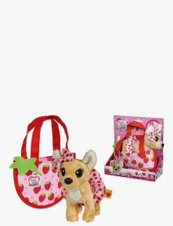 Barn Simba Toys Gosedjur|ChiChi LOVE Gosedjur Väska med Jordgubbsmönster - Mjukisdjur