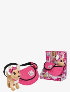 Barn Simba Toys Gosedjur|ChiChi LOVE Hund i Trendig Väska - Mjukisdjur