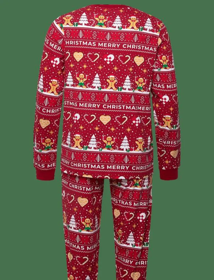 Happy Seasons Christmas Cookie Pyjamas Red - Pyjamas| Pyjamas