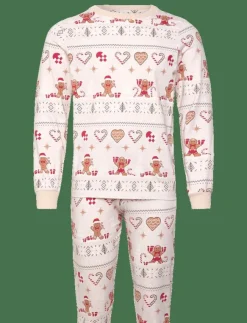 Happy Seasons Christmas cookie pyjamas beige - Pyjamas| Pyjamas